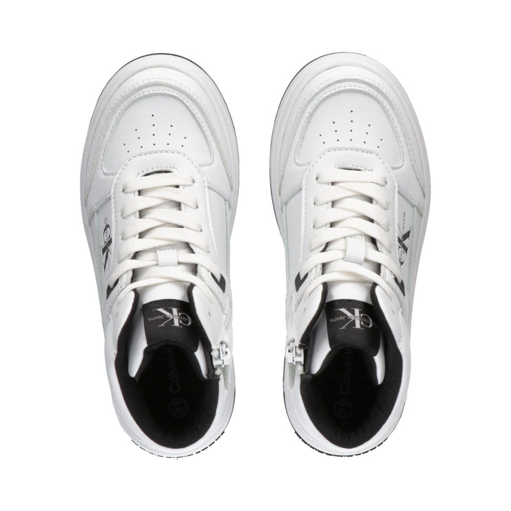 Sneakers alte da ragazzo stile logo laterale