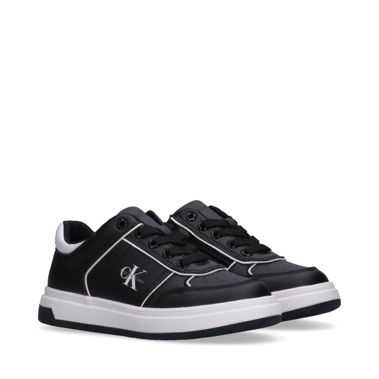 Sneakers unisex in pelle sintetica con lacci e zip interna - V3X9-83163-1355X001