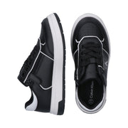 Sneakers unisex in pelle sintetica con lacci e zip interna
