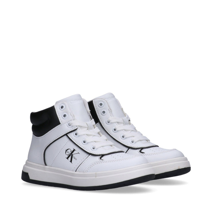 Sneakers mid-cut ispirazione basket con zip interna - V3X9-83164-1355X002
