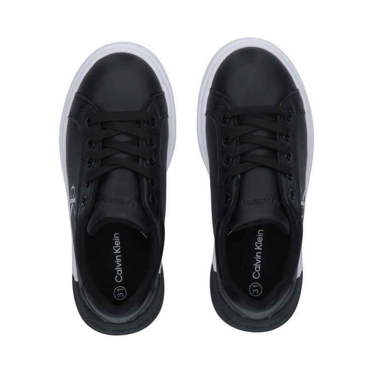Sneakers allacciate suola chunky bicolore