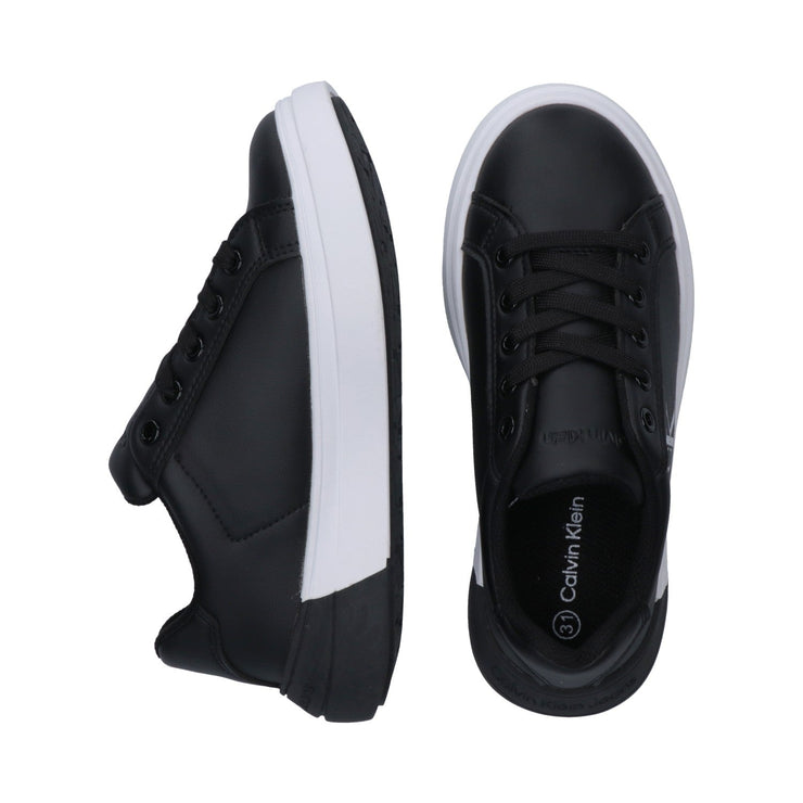 Sneakers allacciate suola chunky bicolore