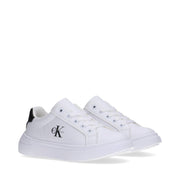 Sneakers unisex in pelle sintetica con lacci e zip interna - V3X9-83165-1355X002