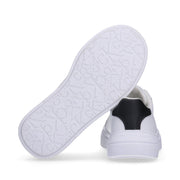 Sneakers unisex in pelle sintetica con lacci e zip interna