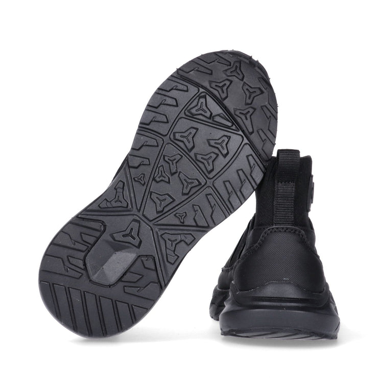 Sneakers slip-on alte con suola chunky testurizzata