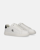 Sneakers CK in pelle sintetica con lacci tono su tono