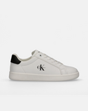 Sneakers CK in pelle sintetica con lacci tono su tono