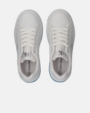 Sneakers essenziali con battistrada a contrasto