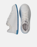 Sneakers essenziali con battistrada a contrasto