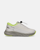 Sneakers running slip-on con coulisse e dettagli fluo