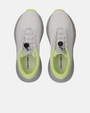 Sneakers running slip-on con coulisse e dettagli fluo