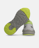 Sneakers running slip-on con coulisse e dettagli fluo