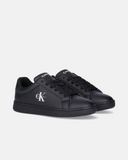 Sneakers da bambino nere Calvin Klein con lacci.