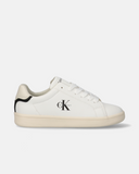 Sneakers iconiche con dettagli a contrasto e logo laterale