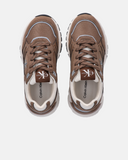Sneakers ragazzo con logo CK e suola chunky