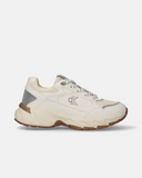 Sneakers ragazza con logo CK e lacci bicolore