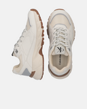 Sneakers ragazza con logo CK e lacci bicolore