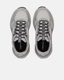 Sneakers con inserti in mesh e fondo stile running geometrico