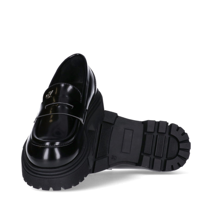 Mocassini da ragazza con suola chunky