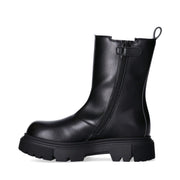 Stivaletti chelsea in pelle sintetica con suola chunky