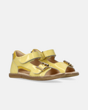 Sandali primi passi in vernice con tallone chiuso