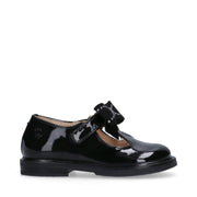 Scarpine primi passi T-bar con fiocchetto prezioso