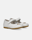 Ballerina primi passi Walkey bianca con chiusura a velcro per bambina