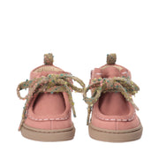 Scarpe stringate da bambina con lacci multicolor