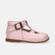 Scarpine primi passi in pelle con fori a cuore