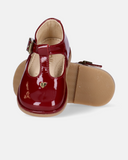 Scarpe primi passi T-Bar Super Soft in vernice