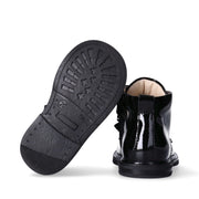 Stivaletti primi passi da bambina con fiocco prezioso