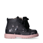 Stivaletti da bambina con stelline e fondo a contrasto