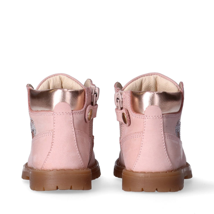 Stivaletti da bambina zip interna e simpatico orsetto