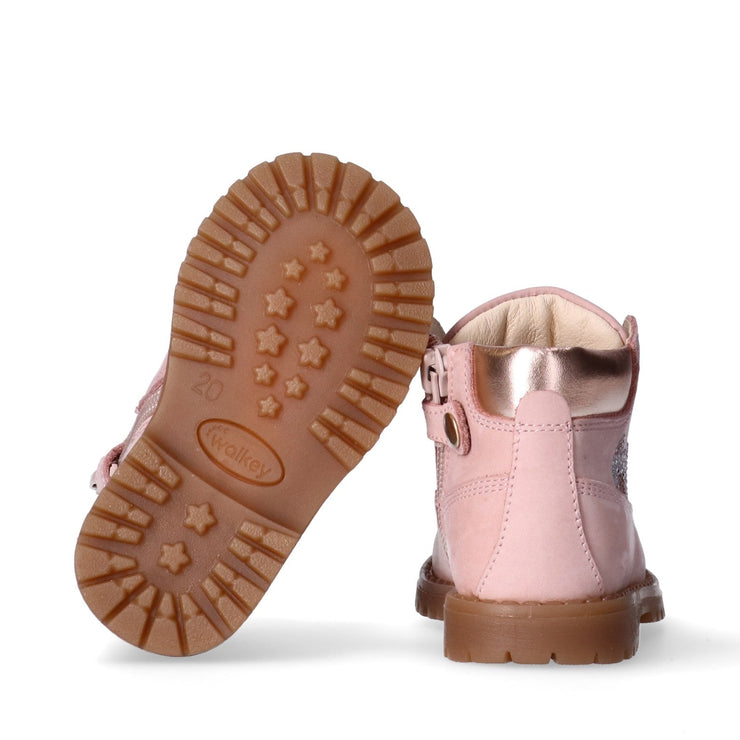 Stivaletti da bambina zip interna e simpatico orsetto