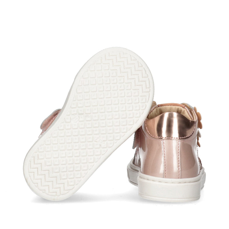 Sneakers da bambina con fiori scintillanti