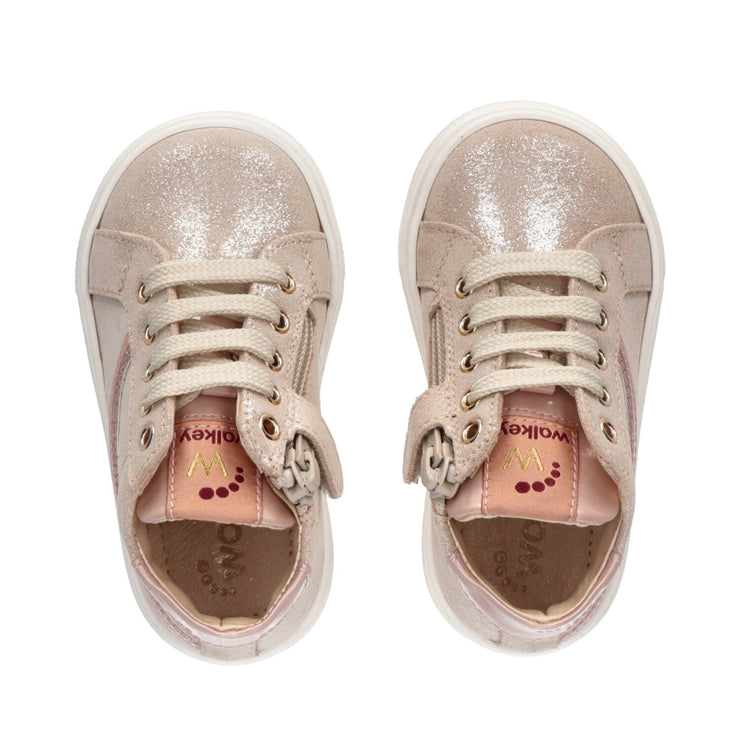 Sneakers da bambina con onde scintillanti