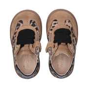 Sneakers da bambina animalier e zip interna