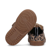 Sneakers da bambina animalier e zip interna