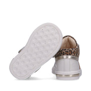 Sneakers super soft da bambina con glitter e animalier