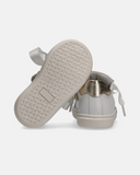 Sneakers primi passi in pelle con dettagli cuore