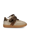 Sneakers primi passi con dettagli animalier