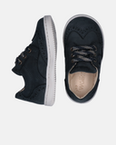 Scarpe primi passi Walkey blu bambino con lacci e zip