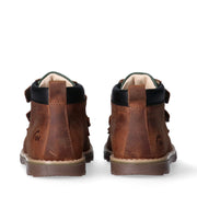 Stivaletti da bambino doppio velcro effetto invecchiato