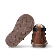 Stivaletti da bambino doppio velcro effetto invecchiato