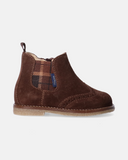 Stivaletti da bambino con elastico scozzese