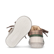 Sneakers da bambino super-soft con dettagli in tartan