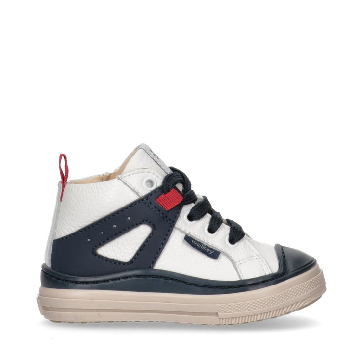 Sneakers da bambino con punta in gomma