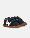 Sneakers Barefoot in camoscio con velcro