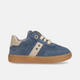 Sneakers in camoscio con stelle e zip interna