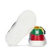 Children's trainers with double Velcro strap